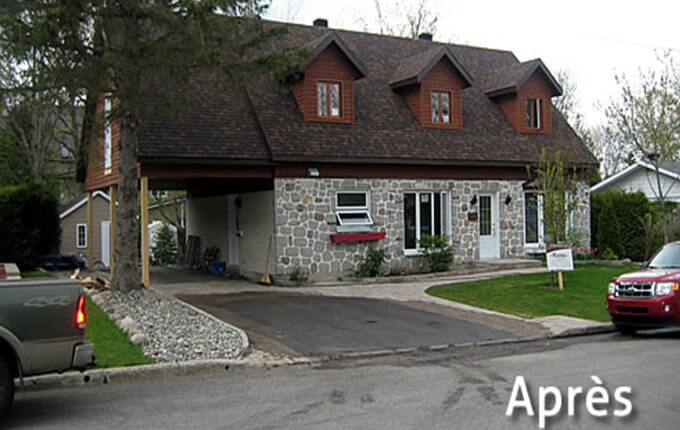 agrandissement de maison Lévis après