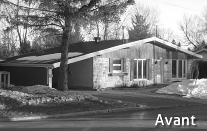 agrandissement de maison Lévis avant