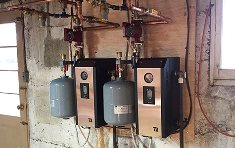 réalisation chauffage climatisation thermopompe Contrecoeur