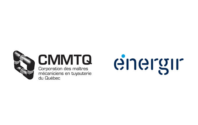 Logos CMMTQ et logo Energir