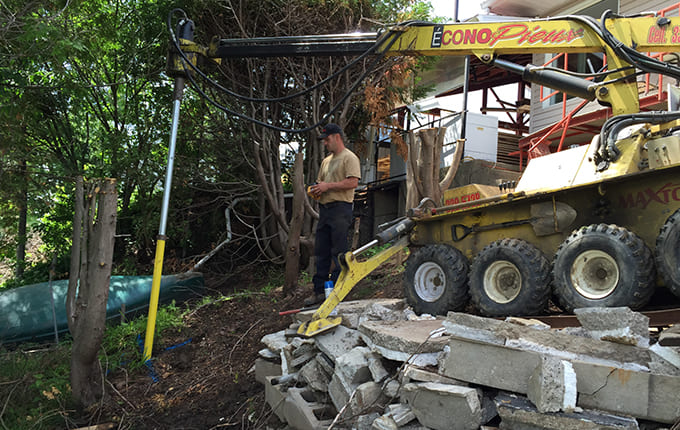 Installation pieux vissé Beauce