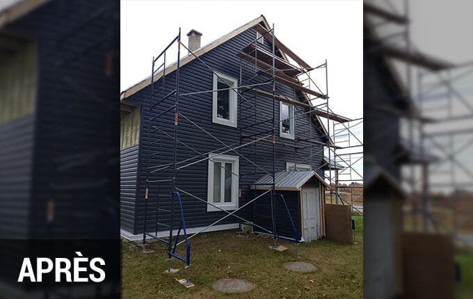 rénovation extérieure Bécancour