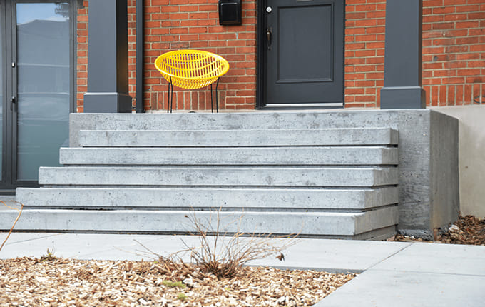 Béton estampé Sherbrooke