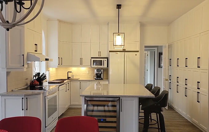 Rénovation de cuisine à Granby et Bromont.