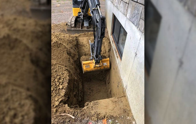 Remplacement de drain français Ste-Foy, Sillery