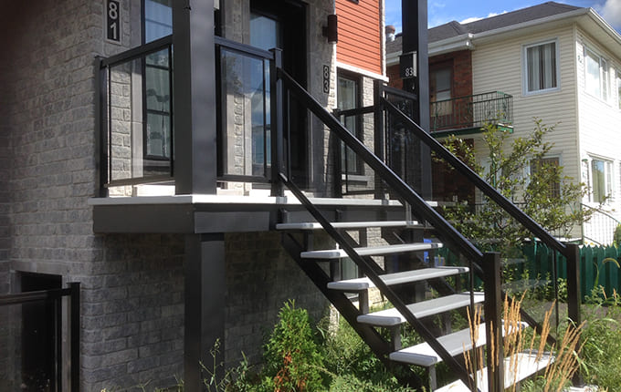 Rampes d'aluminium Lachine