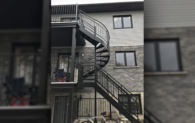 Rampes d'aluminium Lachine