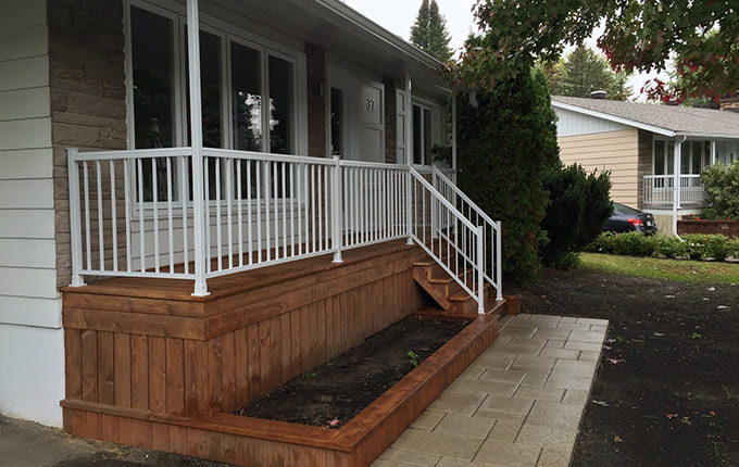 Rampes d'aluminium Ville-Mont-Royal