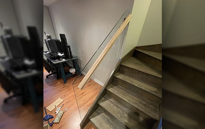 Rampes de verre intérieures Ville Mont-Royal