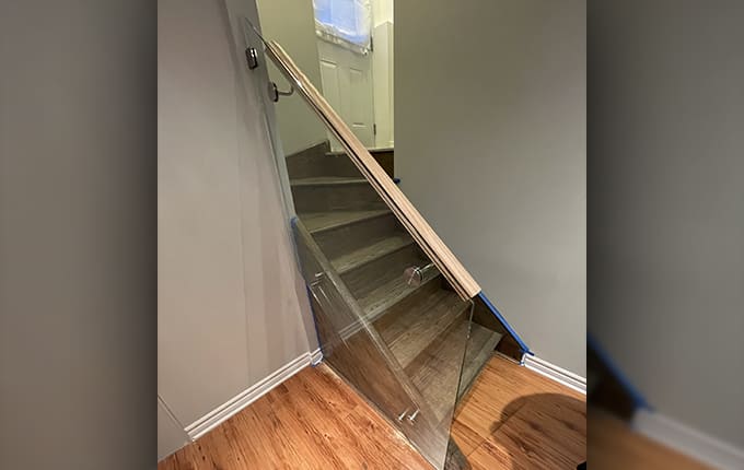 Rampes de verre intérieures Ville Mont-Royal