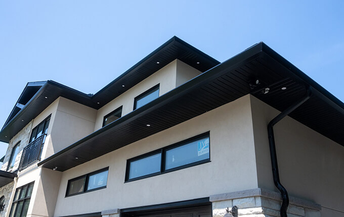 Installation de gouttières à Gatineau.