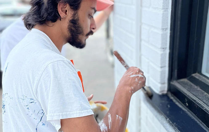Peinture extérieure Ste-Rose.