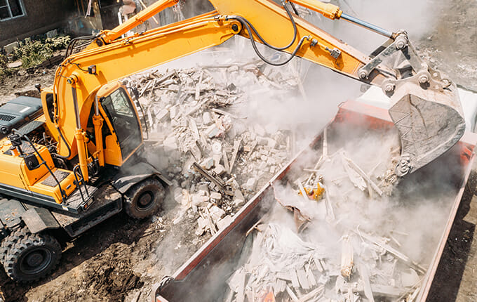 Démolition extérieure St-Jean-sur-Richelieu.