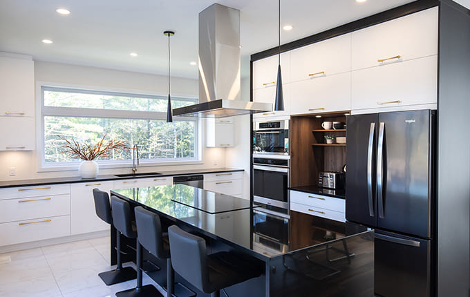 Ébéniste conception de cuisine Boisbriand