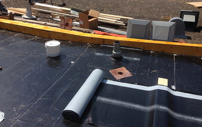 Toit plat élastomère Hochelaga-Maisonneuve.