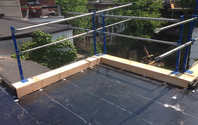 Toit plat élastomère Hochelaga-Maisonneuve.