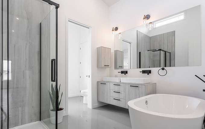 Construction rénovation de salle de bain Cap-Rouge St-Augustin Québec.