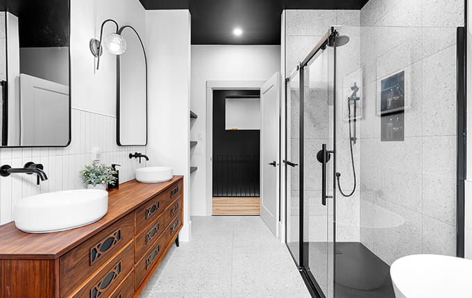 Construction rénovation de salle de bain Cap-Rouge St-Augustin Québec.