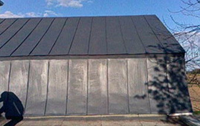 Peinture toiture tôle Drummondville