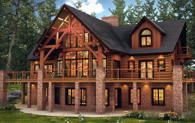 Chalet haut de gamme en Estrie.