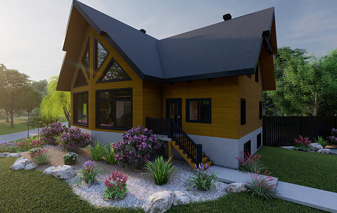 Concepteur de chalet en Estrie.