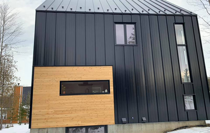 Construction maison neuve et toiture Eastman.