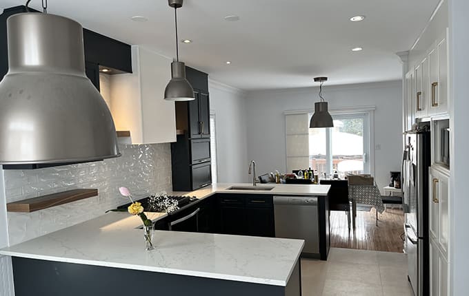 Rénovation de cuisine moderne Ste-Thérèse