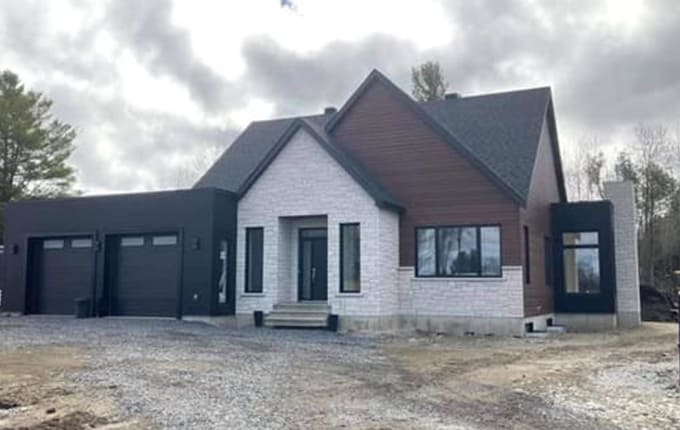 Entrepreneur en construction de maison à Sherbrooke.