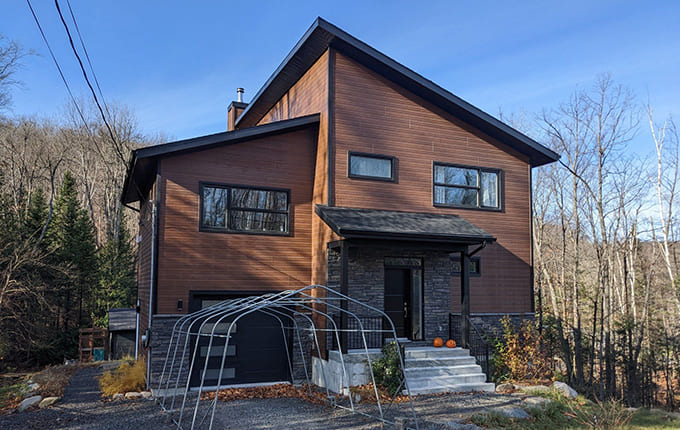 Maison neuve sur mesure Val-Morin 