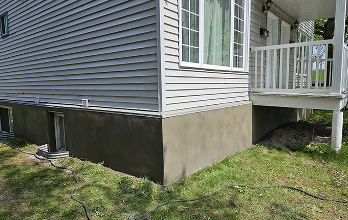 Crépi solage fondations Trois-Rivières Crépi Mauricie